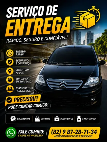 Serviço de Entrega Rápida e Segura - Chame no WhatsApp!