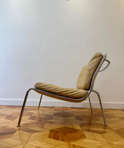 Poltrona FROG em couro- Piero Lissoni para Living Divani