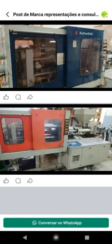 Máquina injetora de plástico