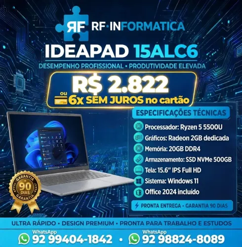 Notebook Lenovo ideapad