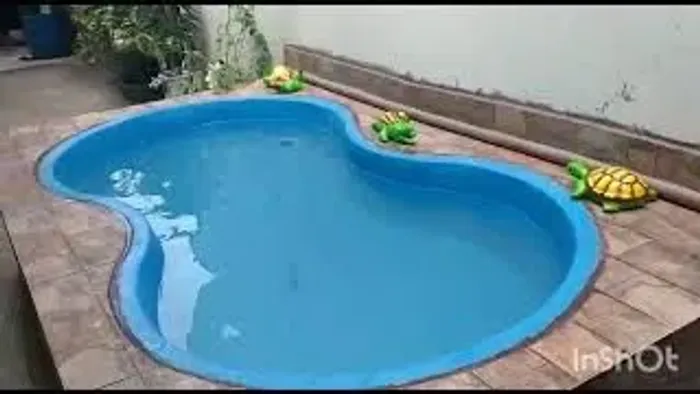 Piscina modelo feijão polipropileno