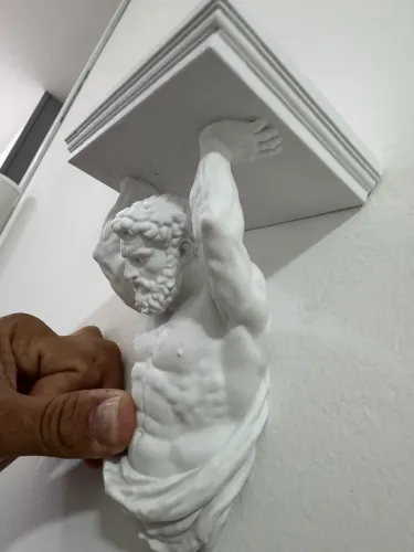 Estante da estátua do Atlas
