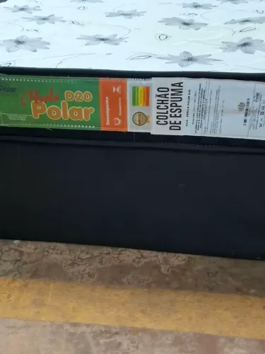 Base cama box e Colchão de Espuma Polar Pérola D20 - Conforto e Qualidade Garantida! ?