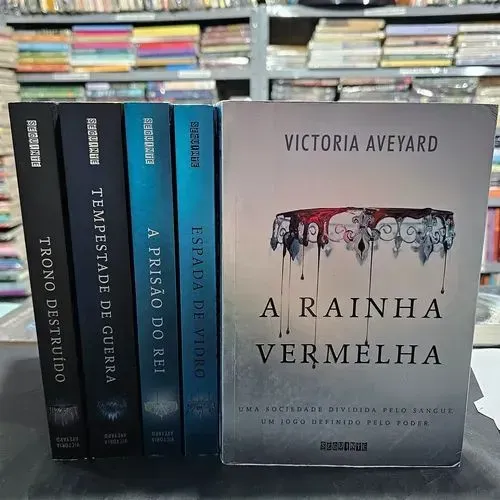 Kit com os livros de Rainha Vermelha 