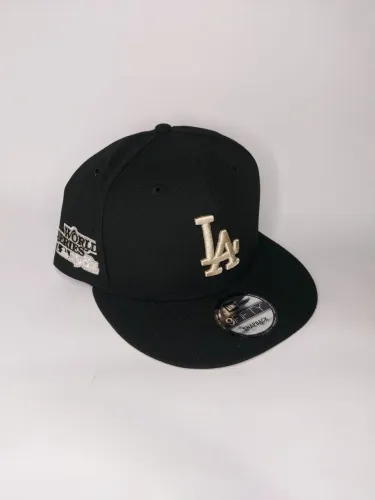 Boné Los Angeles Dodgers preto - New era - 9fifty - Snapback  - Baseball - world séries 