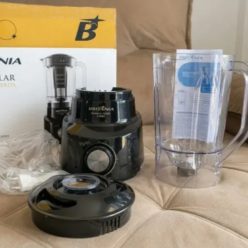 Liquidificador Britânia POTENTE com 1100W e 4 velocidades