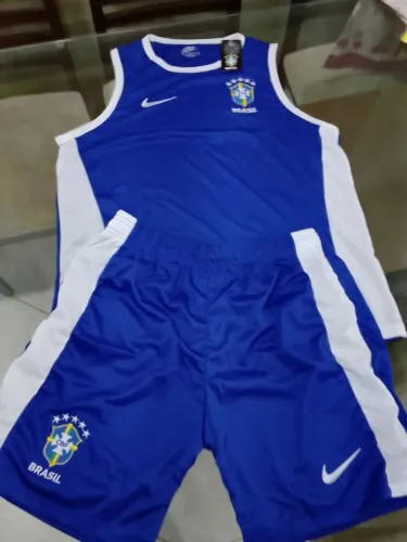 Conjunto Brasil azul