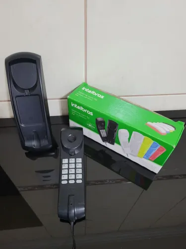 Telefone com fio Intelbras gôndola preto Usado