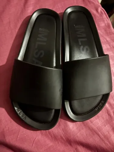 chinelo slide melissa preto tam 37 - rasteira