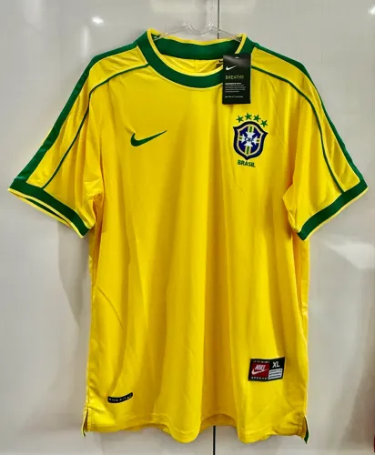 Camisa de time Seleção Brasileira 1998 Home