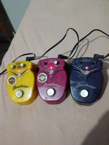 Kit 3 Pedais Danelectro Tremolo, Distortion, Reverb Funcionando