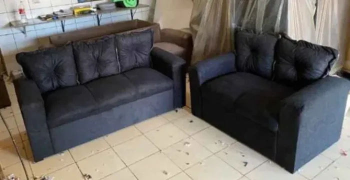 Sofá 2 e 3 lugares Preto