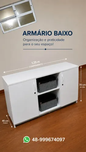 Armário Baixo para Escritório