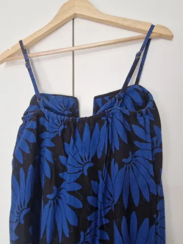 Vestido linho Farm p, veste M ou G
