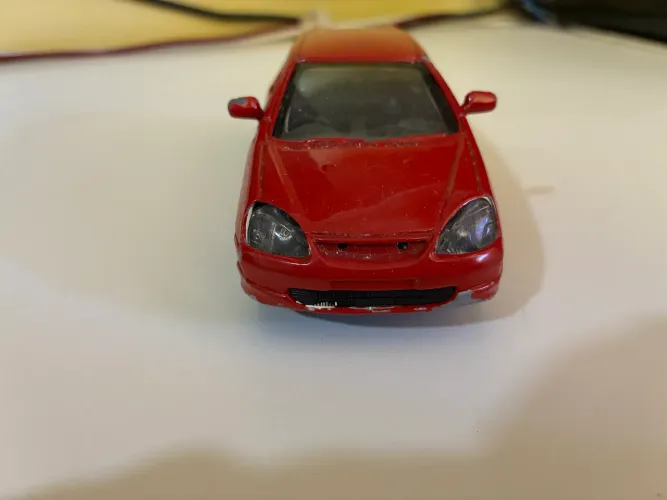 Miniatura Honda Civic Vermelho Type R