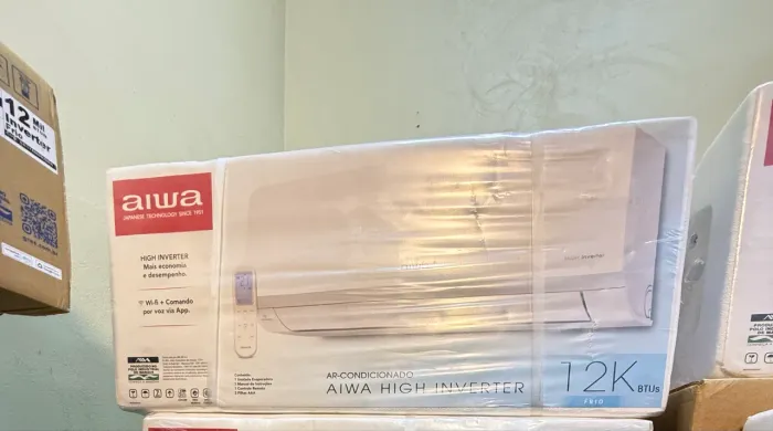 AR condicionado AIWA 12000 Btus frio, Wi-Fi, novo com garantia