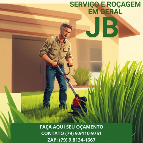 Roçador em geral: roça quintal, jardim e terreno em Aracaju e municípios vizinhos