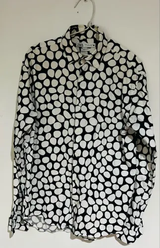 Camisa Zara regular fit masculina M