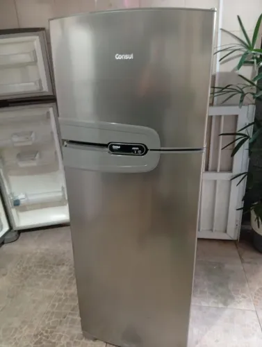 Geladeira Consul fross free inox linda v 220 valor 940; reais com entrega