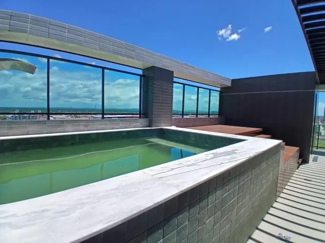 Cobertura Duplex Aeroclube C/114m² 2 Quartos, 1 Suíte, Piscina, Espaço Gourmet, Área Priva