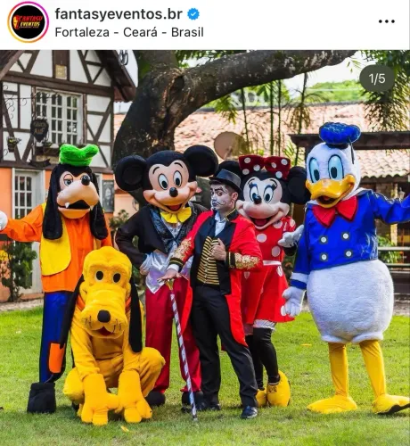 Contrate os personagens da Disney para seu evento!