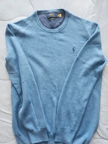 Blusa / Sueter Ralph Lauren ORIGINAL azul, tamanho S (P)