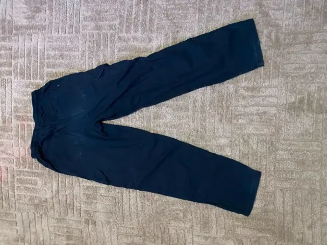 Calça de Sarja Preta Masculina - Tam. (M)