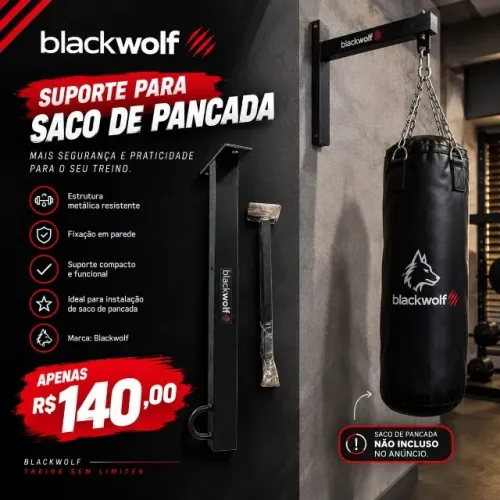 Suporte Blackwolf para Saco de Pancada