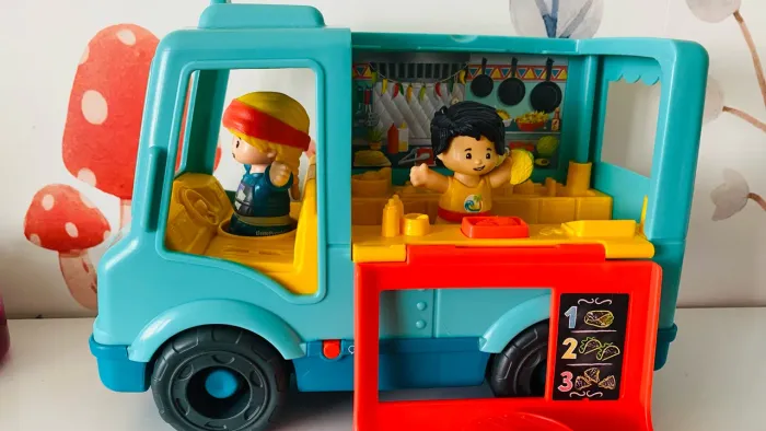 Brinquedo food truck little people fisher price