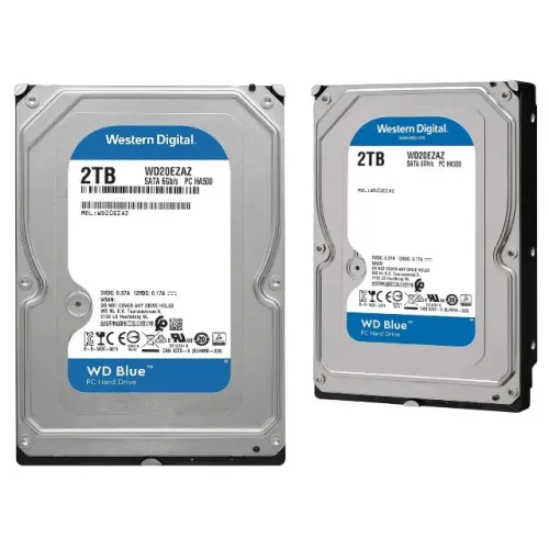 HD Western Digital Blue de 2TB, 3.5", SATA 3, WD20EZAZ-00L9GB0, 256mb cache, 180 mb/s