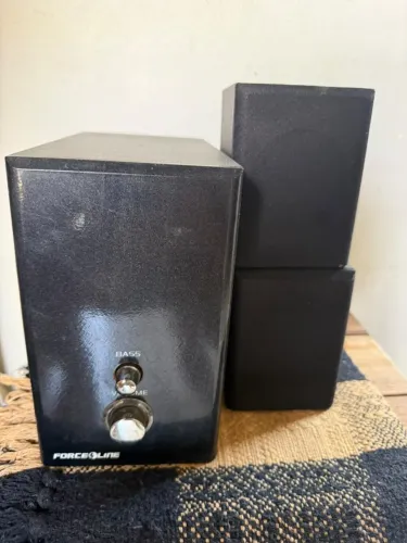 Home Theater 2.1 20W RMS Preto - Force Line 6345 | USADO