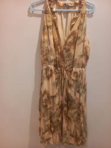 Vestido estampado, marca Maria Filó 