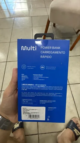 Carregador Portátil PowerBank Com Display 20000mAh Multi
