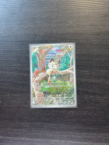 Carta Meowth 106/094 ? Pokémon TCG Fogo fantasmagórico