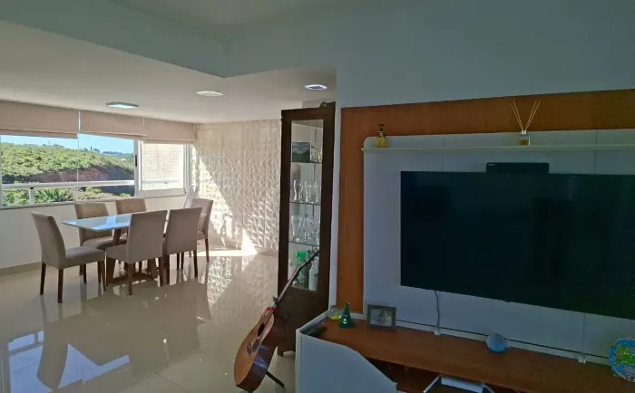 APARTAMENTO 3 SUITES 134M² FINO ACABAMENTO COM VISTA PARA O MAR PATAMARES