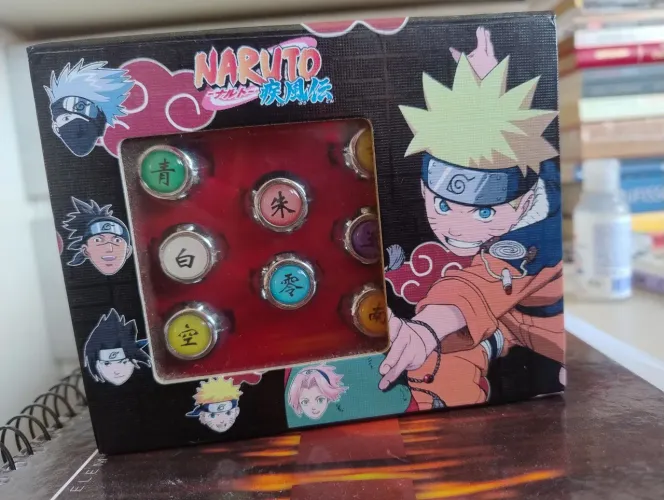 Anéis Akatsuki Naruto 