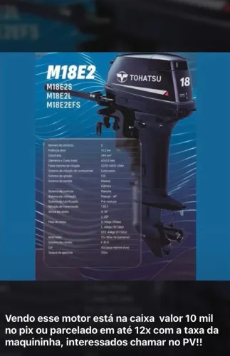 Vendo esse motor de polpa!