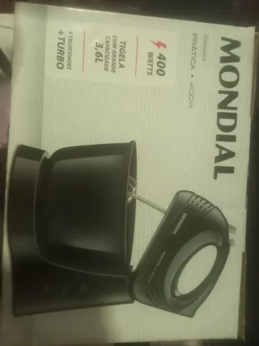 Batedeira nova na caixa