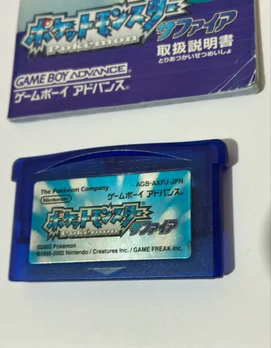 Pokémon Sapphire JPN original + manual