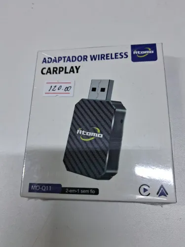 Adaptador Wireless Carplay e Android Auto Atomo MO-Q11