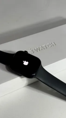Apple Watch S10 - 46mm<br>95%?<br><br>obs.: com marcas na caixa pelo fato de ser jateada