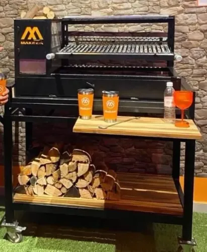? PARRILLA ARTESANAL COMPLETA -SEMI NOVA ?