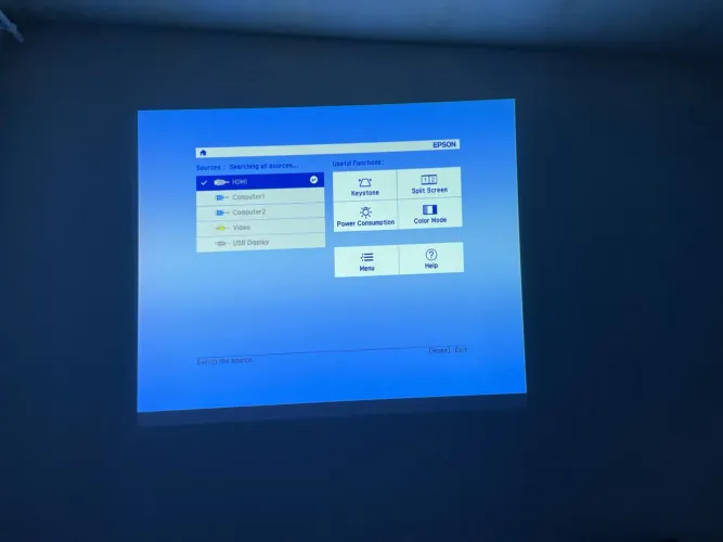 projetor Epson PowerLite E20 branco Brilho: 3.400