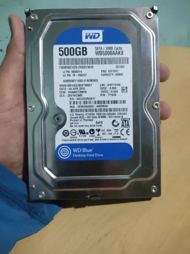HD WESTERN DIGITAL 500GB SEMI NOVO