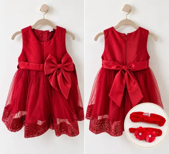 Vestido de festa 9-12 meses
