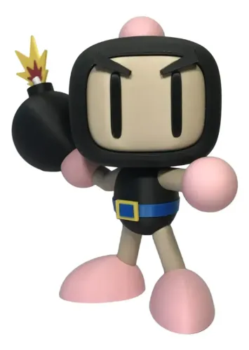 Boneco Decorativo Colecionavel Bomberman Black