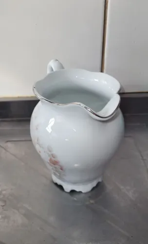Leiteira de Porcelana Schmidt 1 Litro