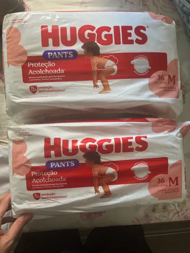 Fralda Huggies M pants 36un