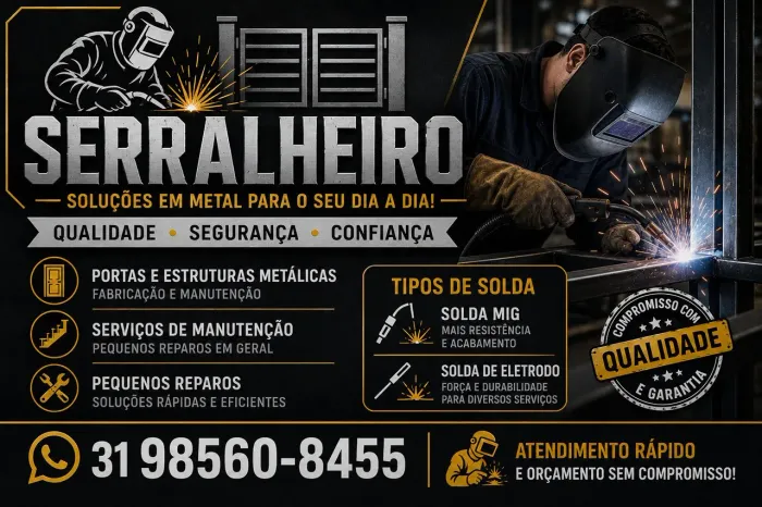 Serralheiro, pequenos reparos