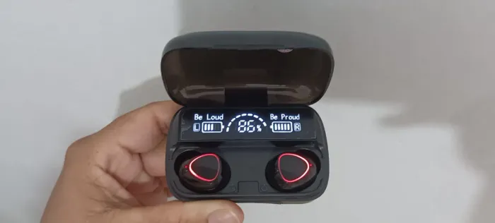 Fone Bluetooth M10 tws sem fio v5.3